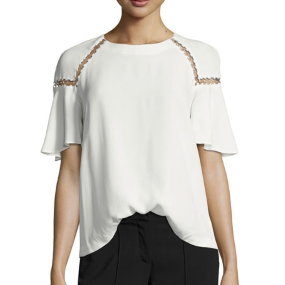 A.L.C. Sheila Short-Sleeve Top